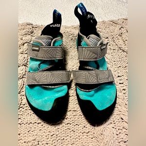 Scarps climbing shoes